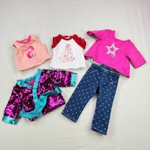 American Girl Doll Clothes Lot Tops & Jeans